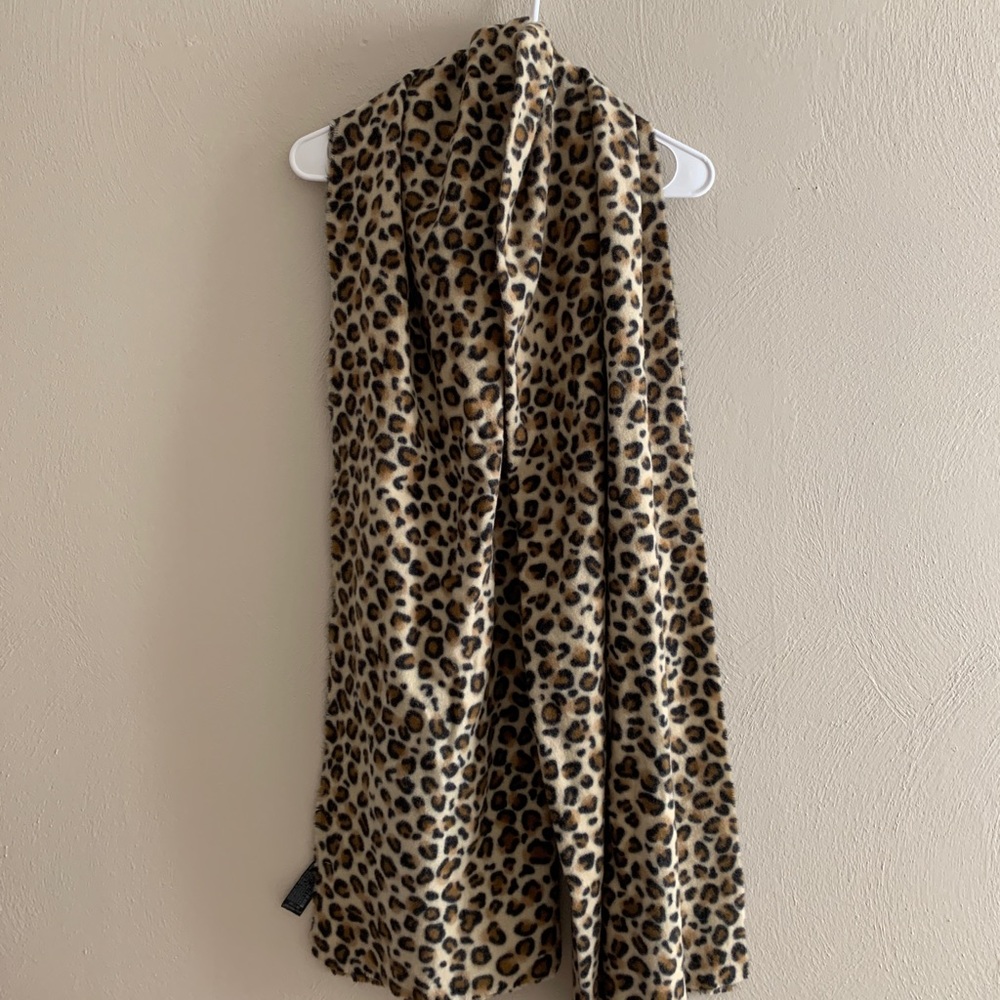 Zara Leopard Animal Print Scarf